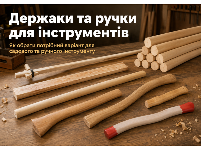 Черенки и ручки для инструментов: как выбрать для лопаты, граблей, молотка, топора и другого инструмента