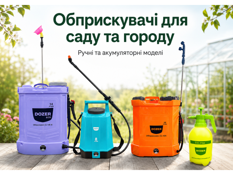Опрыскиватели для сада и огорода: как выбрать ручной или аккумуляторный