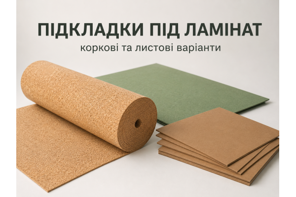 Підкладка під ламінат: пробкова SO CORK та Steico — як вибрати