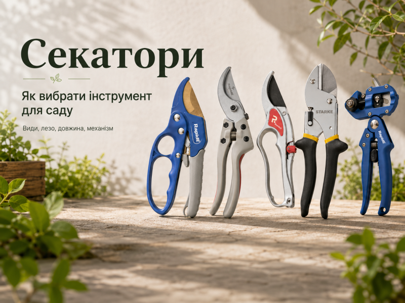 Как выбрать секатор для сада виды, длина, лезвие и практические советы