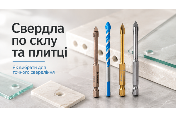 Свердла по склу та плитці як вибрати свердло для кераміки, скла, керамограніту та каменю