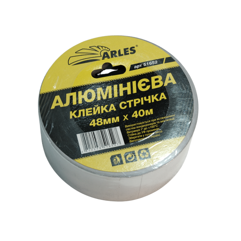Стрічка алюмінієва клейка Arles 48мм*40м (1/60)