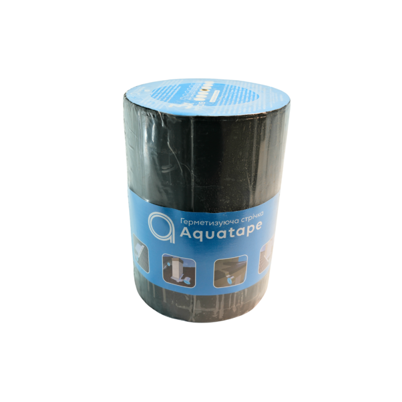 Бітумна стрічка Aquatape "Graphite" 150 мм × 3 м (1/10)