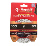 Профессиональная алмазная чашка RapidE RED POINT Ø100 мм WET USE/Влажная шлифовка, зернистость P30