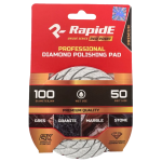 Профессиональная алмазная чашка RapidE RED POINT Ø100 мм WET USE/Влажная шлифовка, зернистость P50