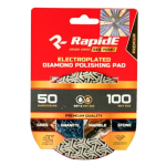 Черепашка алмазная (гальваническая) RapidE RP ELECTROPLATED Ø50 мм, зернистость 100