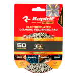 Черепашка алмазная (гальваническая) RapidE RP ELECTROPLATED Ø50 мм, зернистость 600