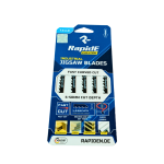 Холст для лобзика RapidE T244D дерево, PVC, 100/75мм, фигурный, быстрый рез, черный. (5 шт/уп)