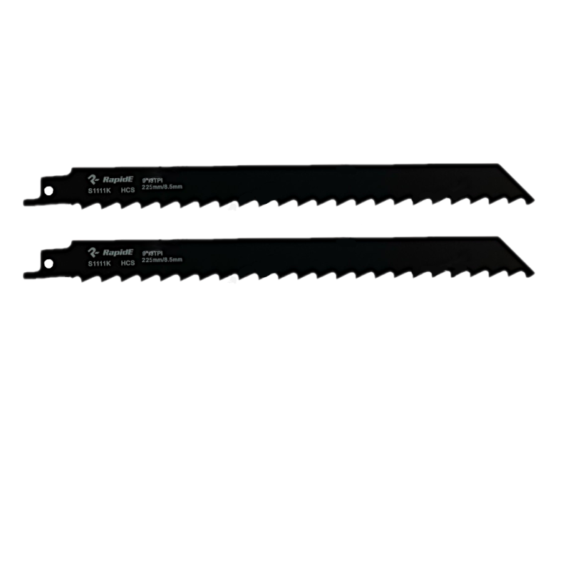 Полотно сабельное RapidE Wood S1111K, 225mm, зуб 8.5mm/3TPI (2 шт)