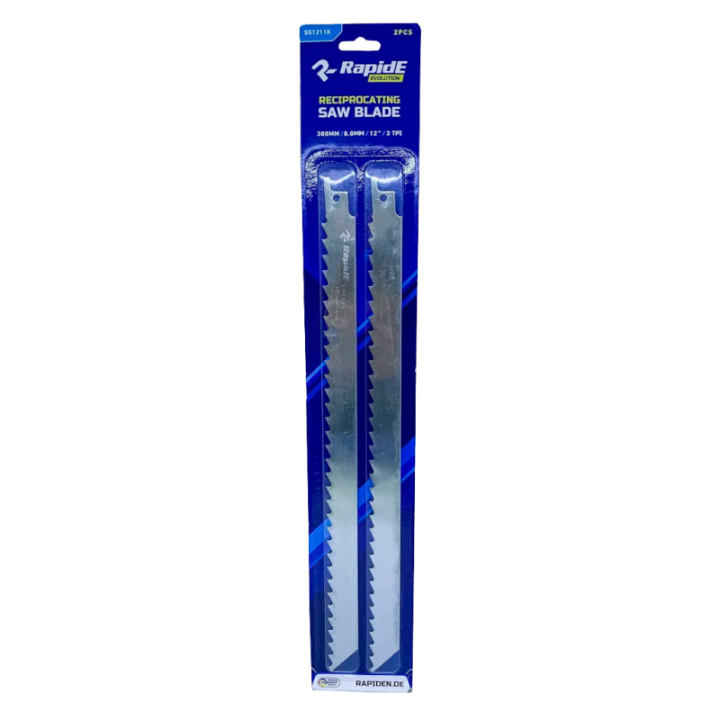Полотно сабельное Inox RapidE (замороженные продукты S1211K, 300mm, зуб 8.5mm/3TPI (2 шт)