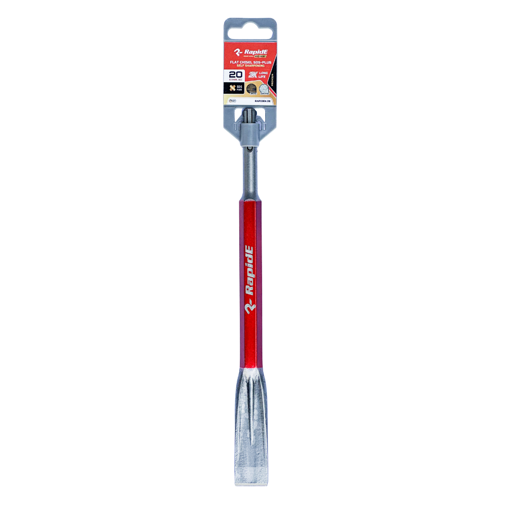 Плоское зубило RapidE Red Point SDS+ 14х250х20 мм
