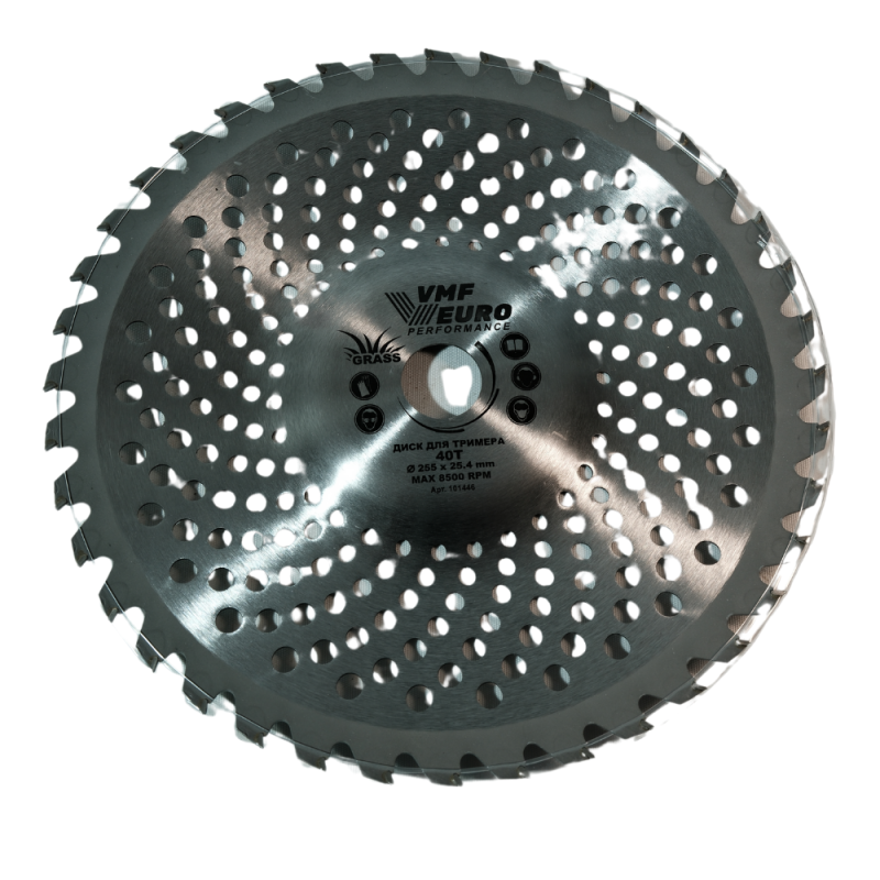 Диск для триммера VMF 255 х 25,4 х 40Т изогнутый (МТ-0026)
