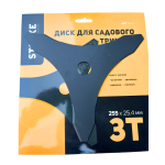 Диск для триммера Stark черный (мерседес) 255 х 25.4 х 3T (8023)