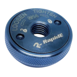 Гайка быстрозажимная для КШМ RapidE RED POINT M14, черная (R2577)