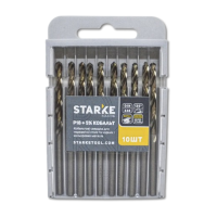 Сверло по металлу Starke Р18 (Co5%) 1,0 мм (10)