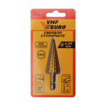 Сверло ступенчатое по металлу VMF, 4-20 мм, HSS Titanium, HEX