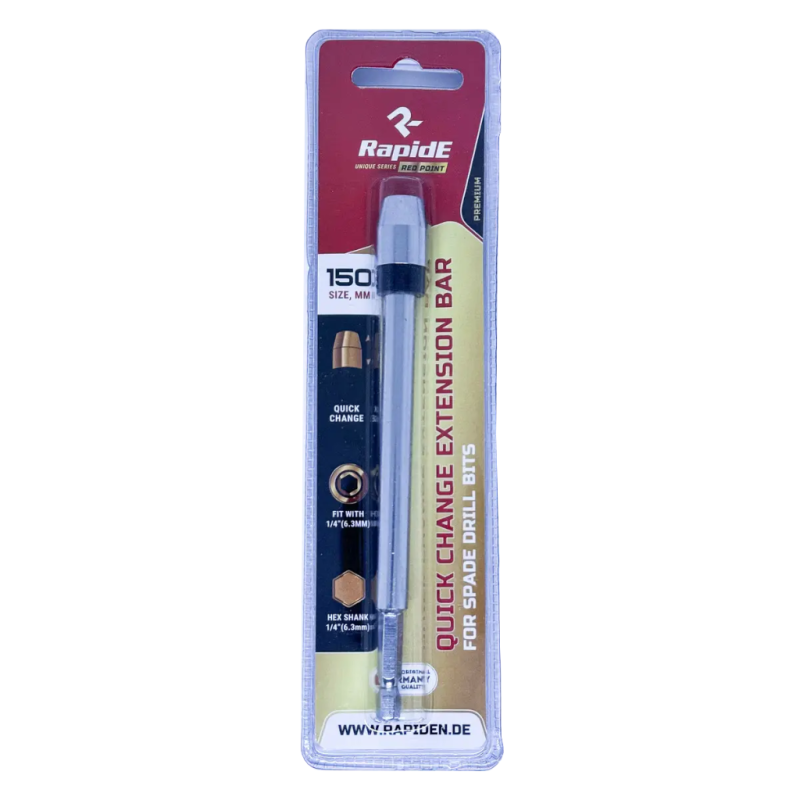 Удлинитель RapidE RED POINT Quick Change 150 мм для перьевых сверл (система быстрой смены)
