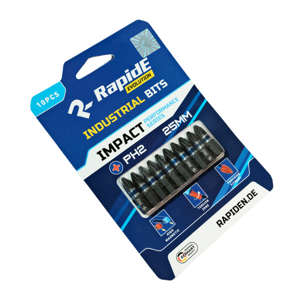 Бита RapidE Impact PH2 длиной 25 мм