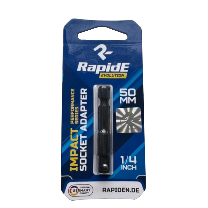 Адаптер-переходник с битами на квадрат RapidE Impact 1/4"