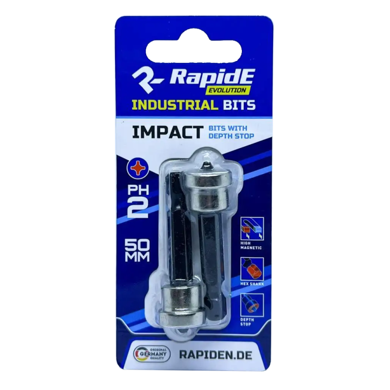 Бита RapidE Impact DRY WALL РН2 х 50 с ограничителем (2)