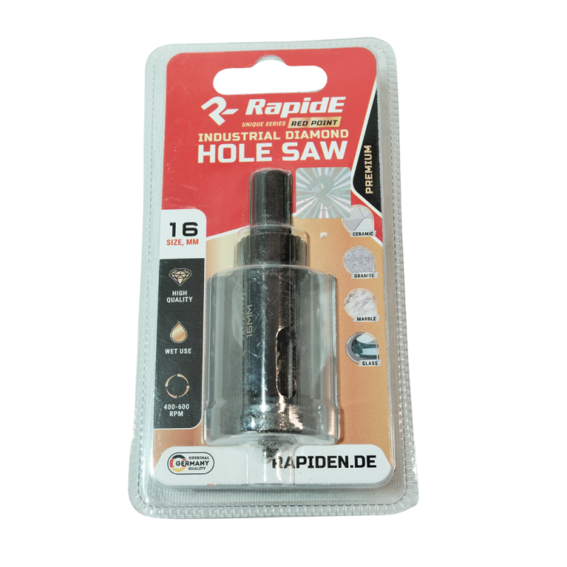 Алмазная коронка RapidE Red Point 16 мм