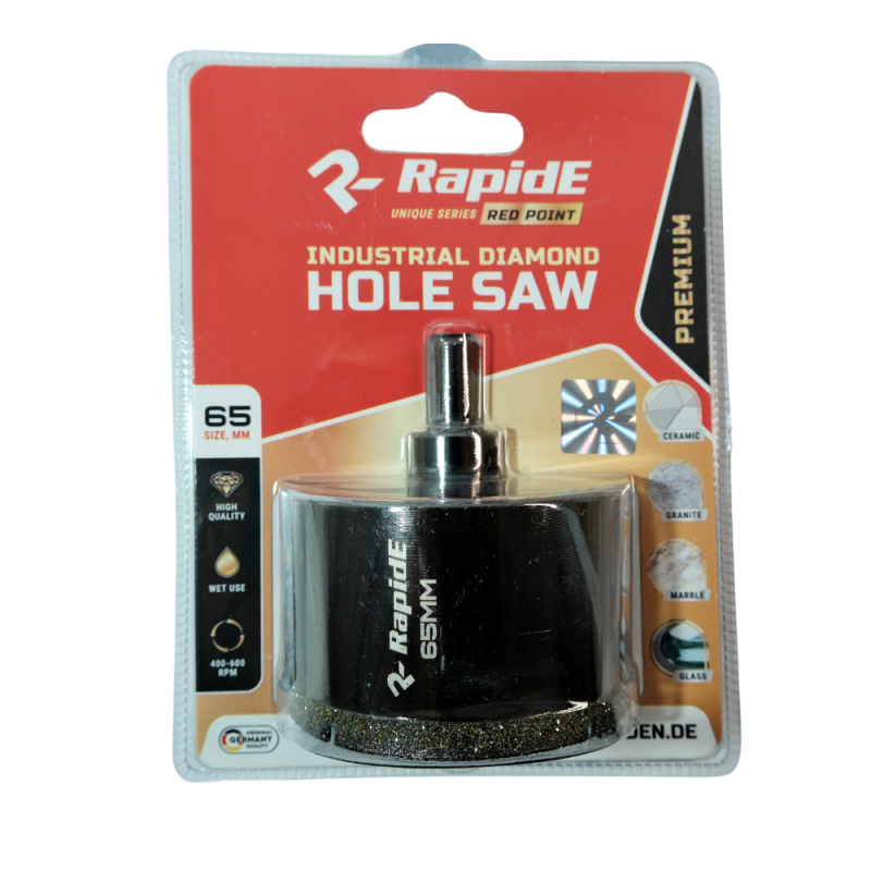 Алмазная коронка RapidE Red Point 65 мм