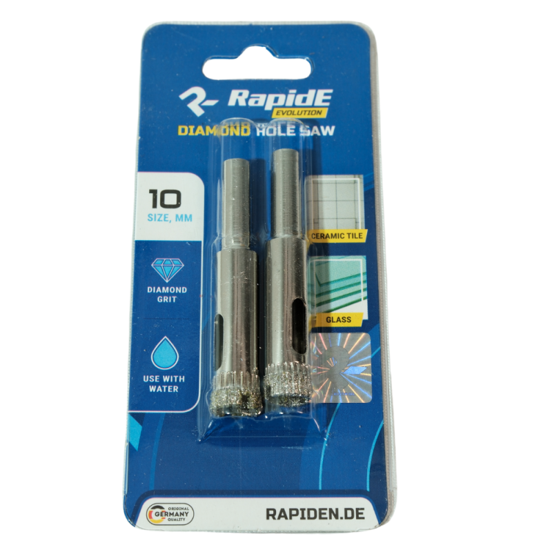 Коронка по плитке и стеклу 10 мм RapidE TILE/GLASS