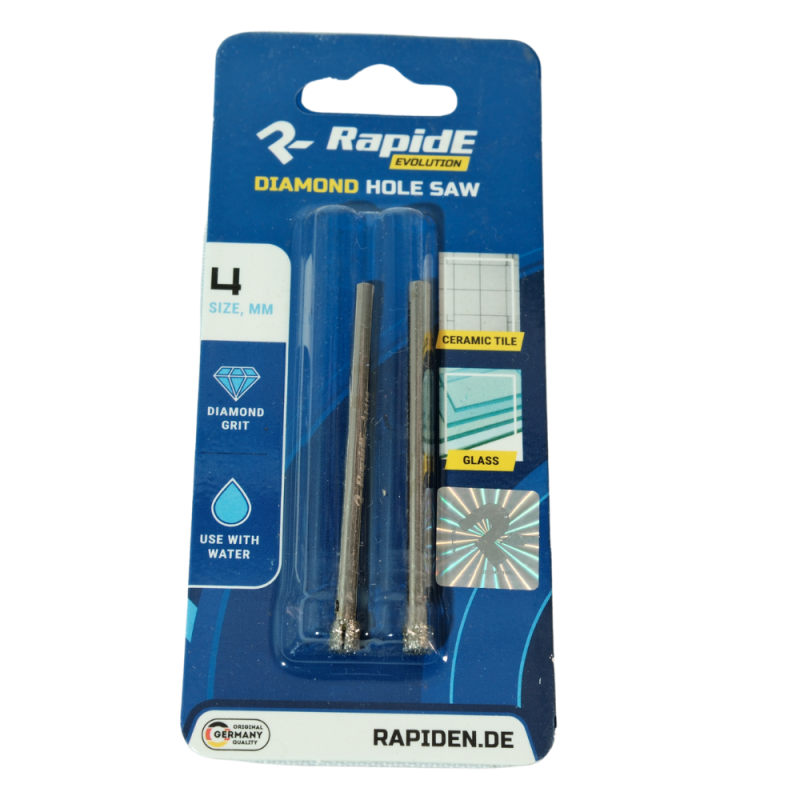 Коронка по плитке и стеклу 4 мм RapidE TILE/GLASS