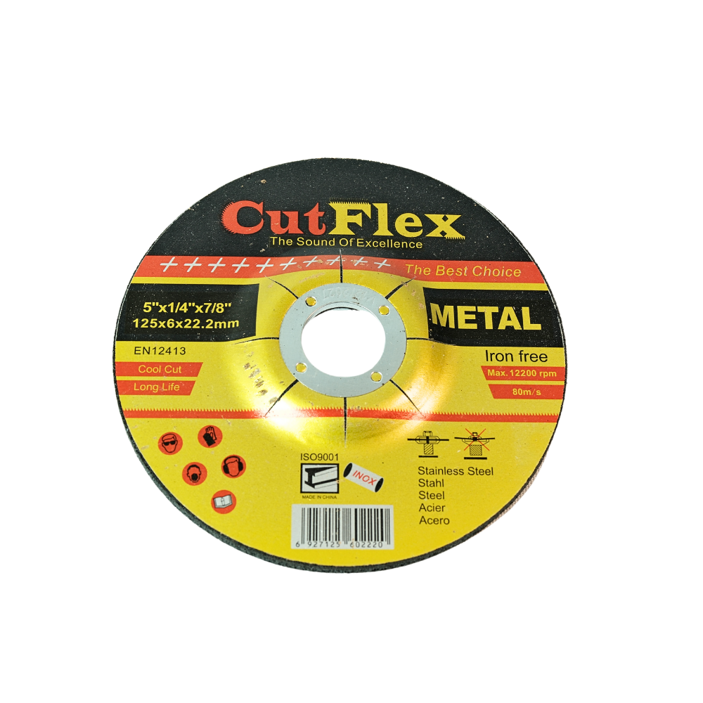 Шлифовальный диск для металла CutFlex (чашка) 125х6,0х22,2 мм