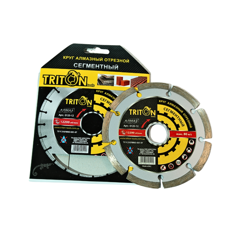 Алмазный диск Triton-tools 115×22.2 мм Segment
