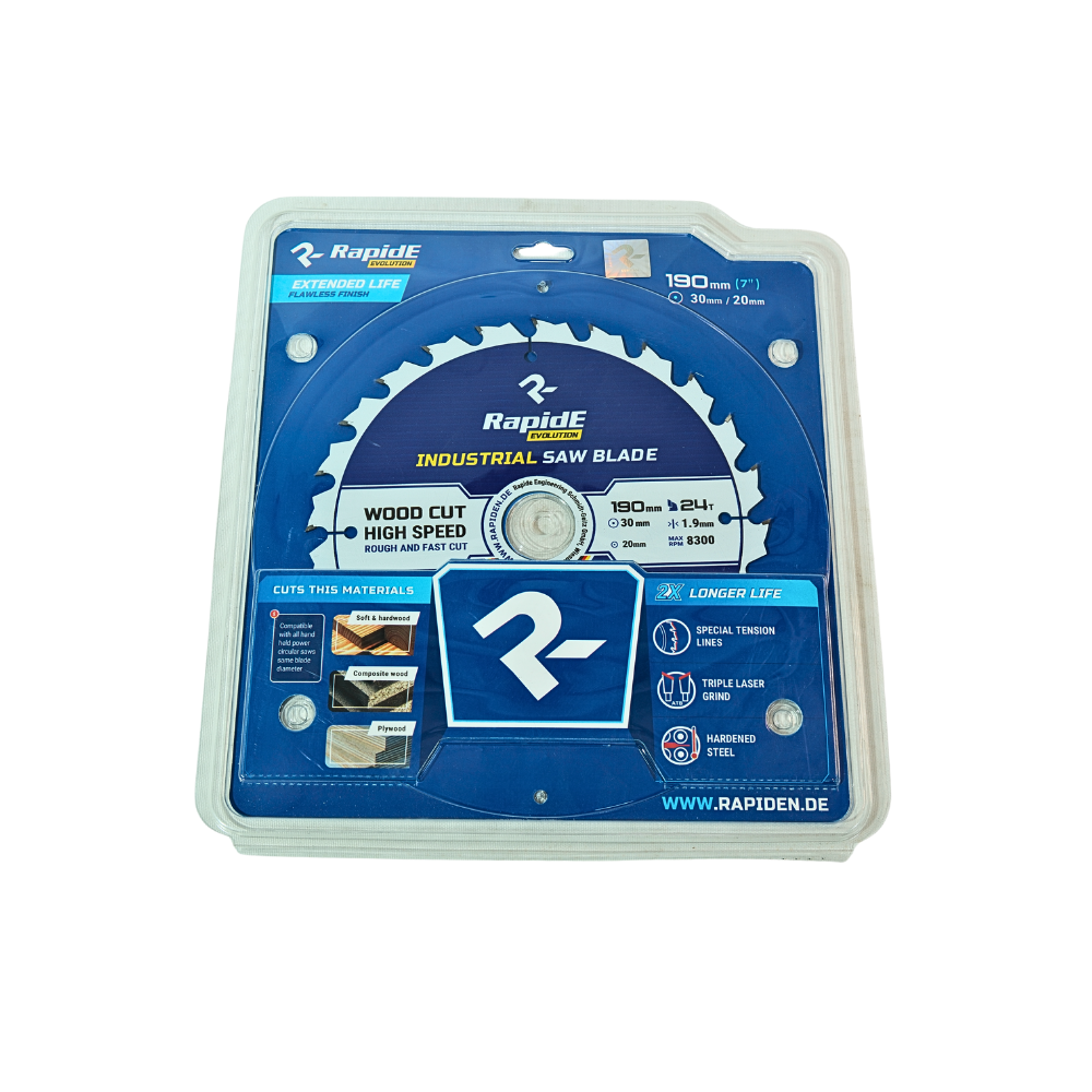 Диск для резки древесины Rapide INDUSTRIAL 190 х 30 х 24z