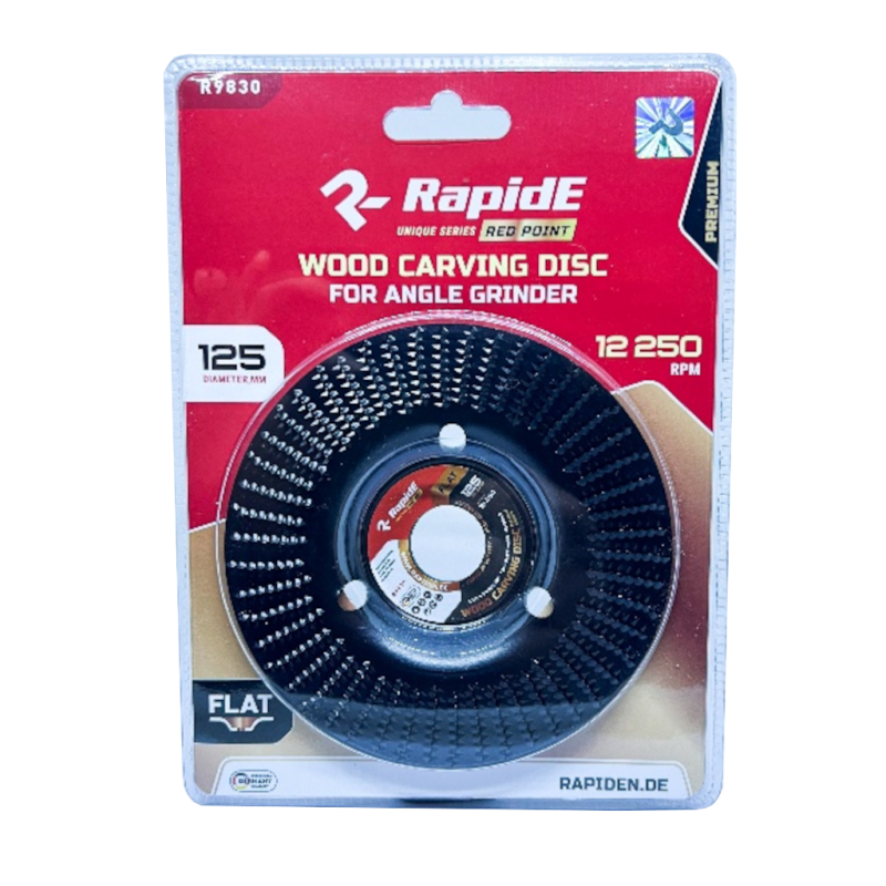 Диск шлифовальный по дереву RapidE RED POINT 125 мм R9830 ПРЯМОЙ