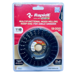 Диск шліфувальний по дереву RapidE RED POINT 2в1 118 мм R9833 ЧАШКОПОДІБНИЙ