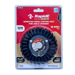 Диск шліфувальний по дереву RapidE RED POINT 125 мм*28T R9840 ЗУБЧАСТИЙ ПРЯМИЙ