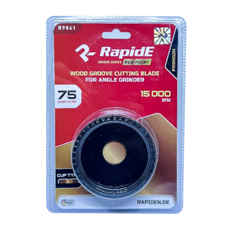 Диск шлифовальный по дереву RapidE RED POINT 75 мм R9841 ЧАШЕОБРАЗНЫЙ