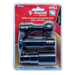 Набор насадок RapidE RED POINT M14 R9843 для фигурных работ по дереву