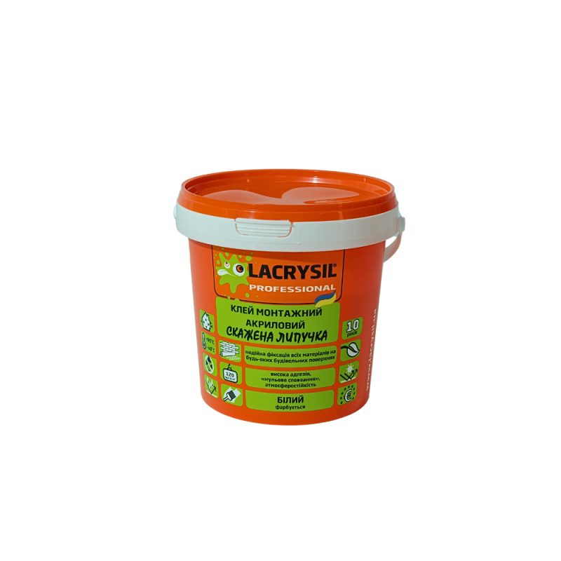 Клей акриловый Lacrysil "СУМАСШЕДШАЯ ЛИПУЧКА"  1,2 кг