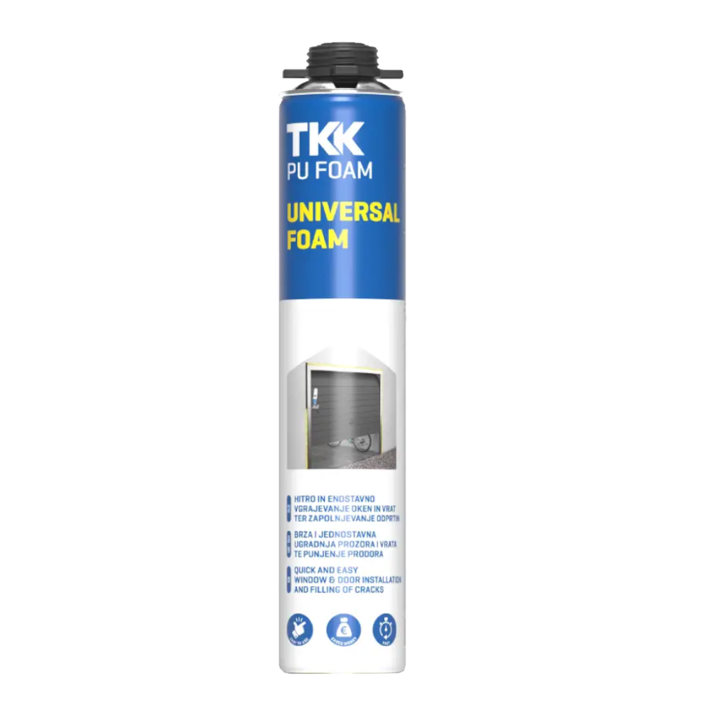 Пена профессиональная TKK UNIVERSAL FOAM 850 мл, 65 л