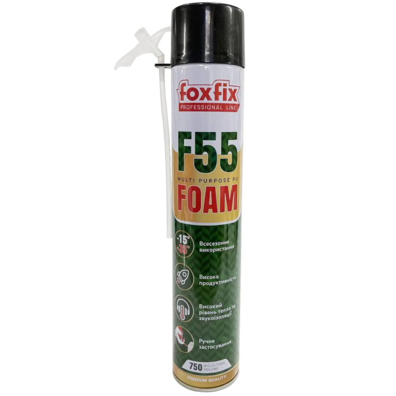 Пена монтажная FOXFIX F55 Ручная 750 мл (1/12)