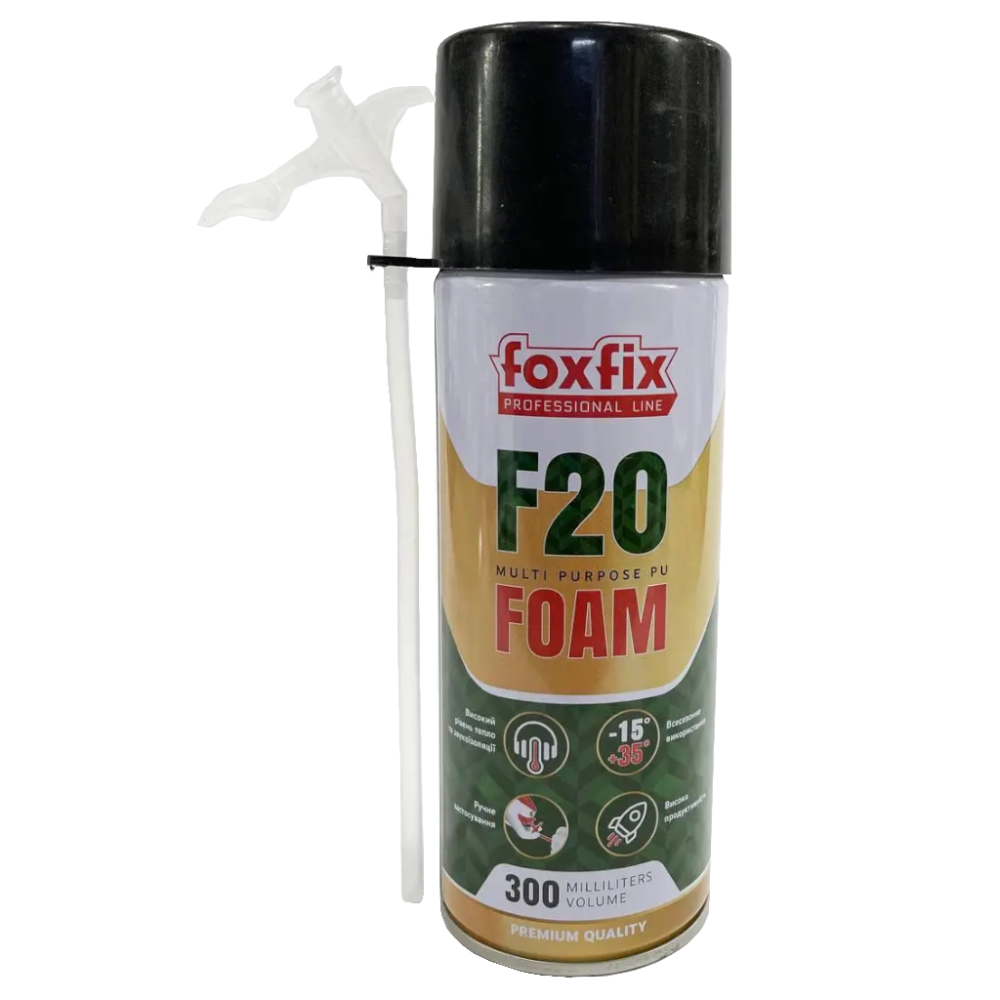 Пена монтажная FOXFIX F20, ручная, 300 мл