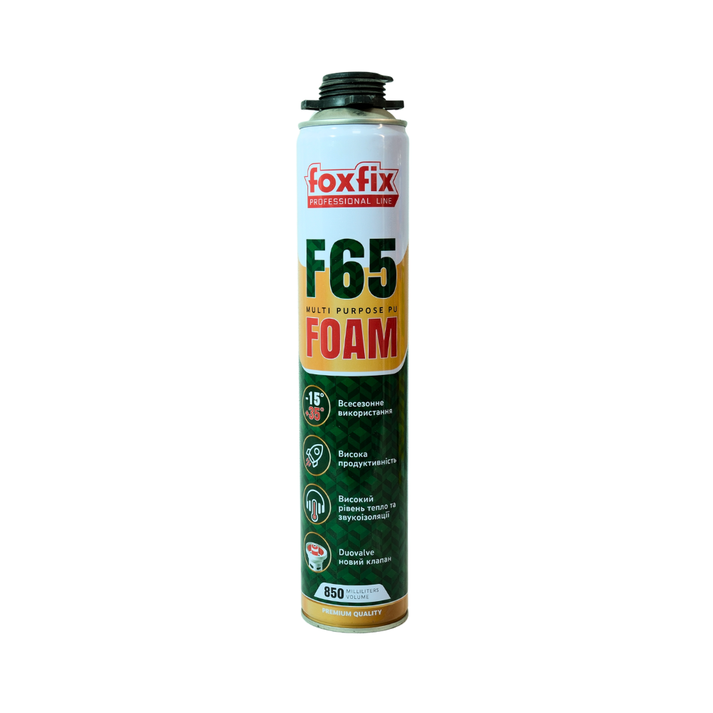 Пена монтажная FOXFIX F65 Profi, ручная, 850 мл