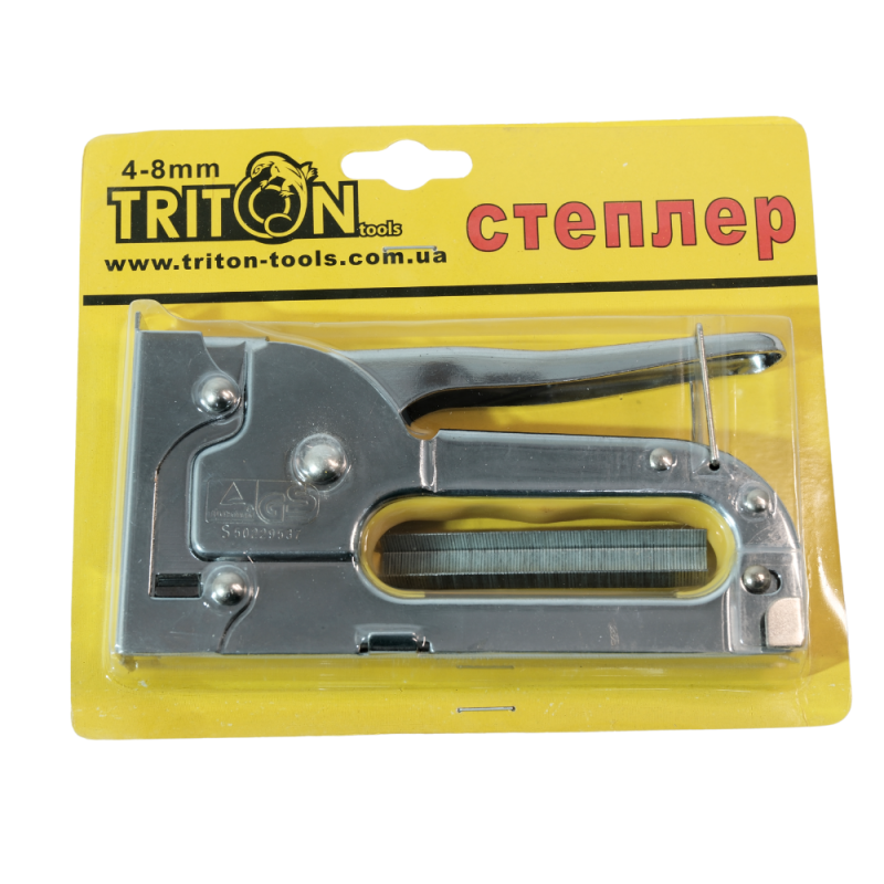 Степлер строительный Triton-tools 4-8 мм prof