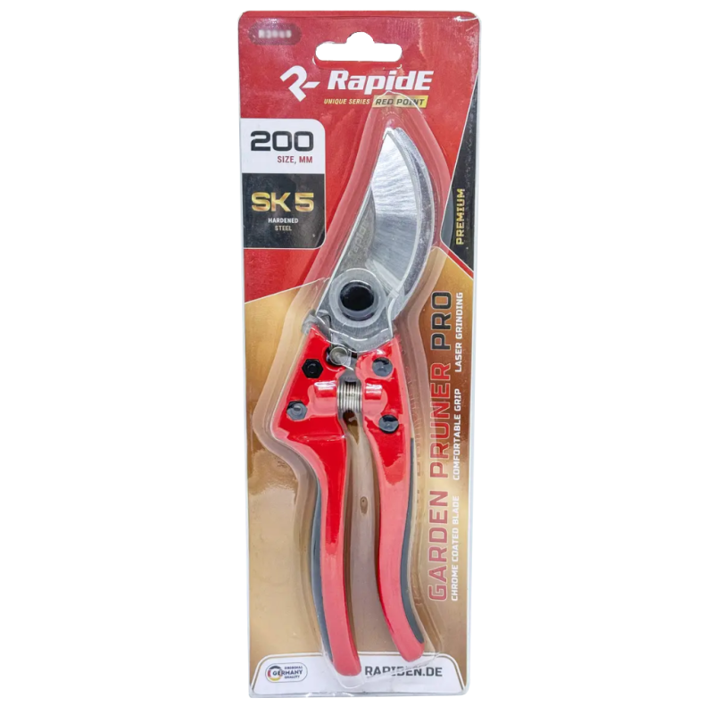 Секатор RapidE Red Point (R3095) 210 мм (лезвие SK5 с тефлоновым покрытием)