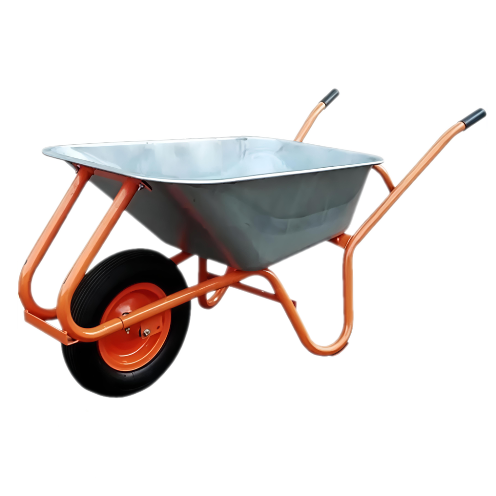Тачка строительная VMF усиленная, 85 л/180 кг, PN колесо 4.00-8 для тяжелых работ