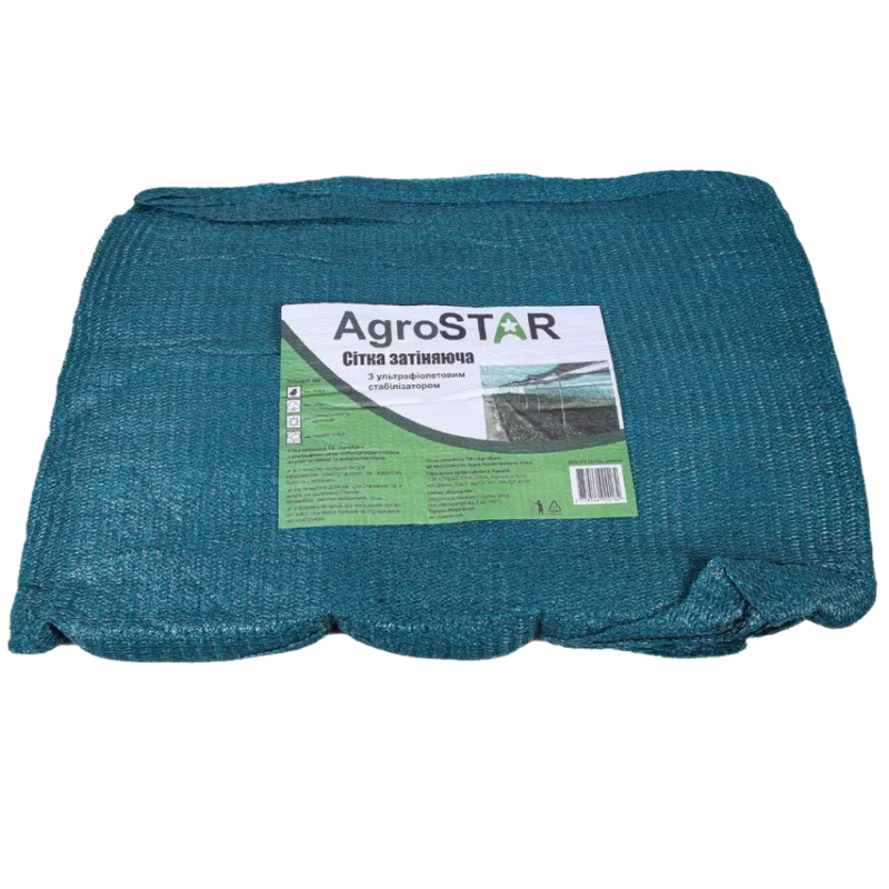 т(отсутствует) Сетка затеняющая "AgroStar" с UV (3*10) 45% бирюзовая (фасованная)