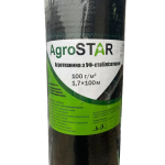 Агроткань от сорняков "AgroStar" 100 г/м² черный (1,7×100 м)