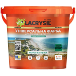 Краска универсальная резиновая акриловая Lacrysil МОРСКАЯ БАШНЯ морская зелень RAL 6005 3.5 кг