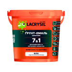 Грунт-емаль 7в1 акрилова Lacrysil для радіаторів, біла 2.5 кг