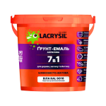 Грунт-эмаль 7в1 акриловая Lacrysil белая RAL 9016 - 0.9 кг