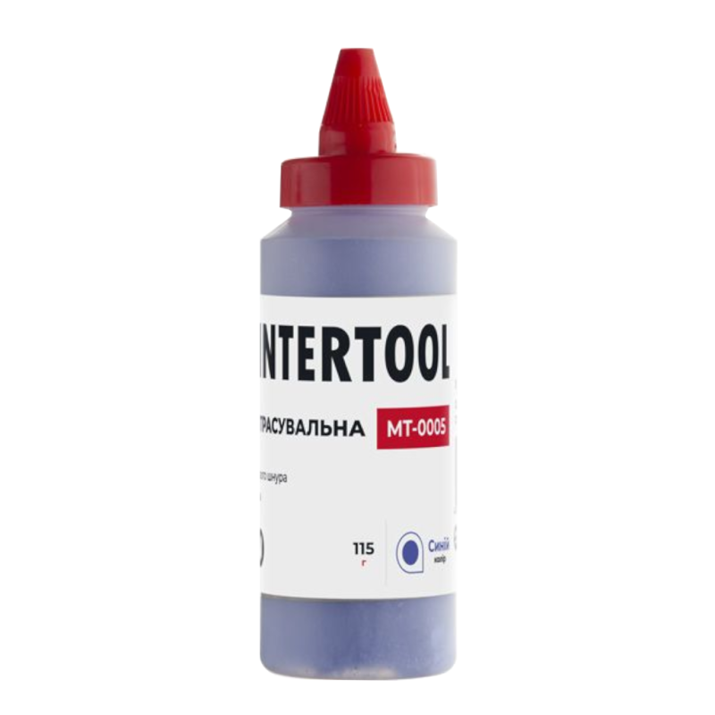 Мел трассировочный Intertool 115 г (цвет синий)
